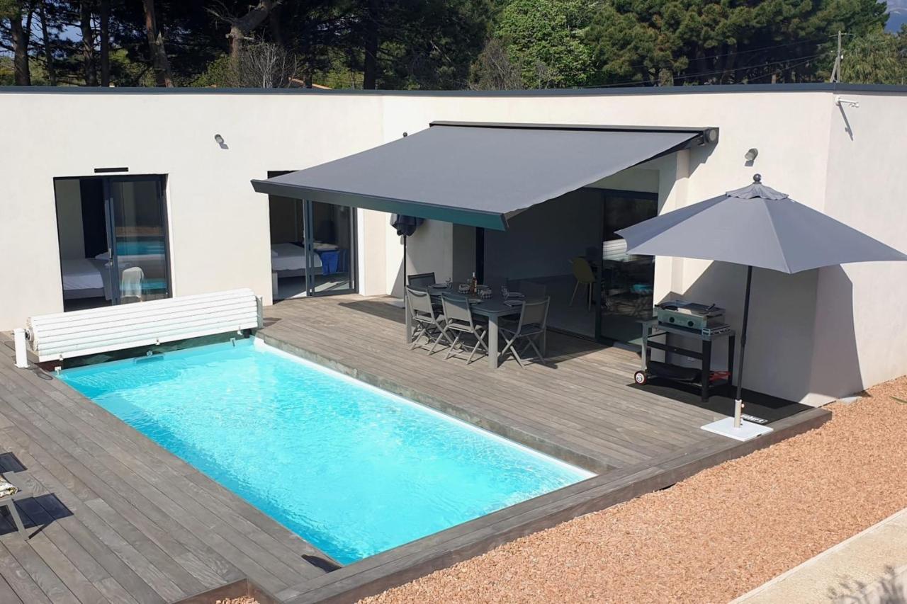 Villa Rossa 6 Pers Dans Residence Avec Piscine Chauffee Privee Lecci Buitenkant foto